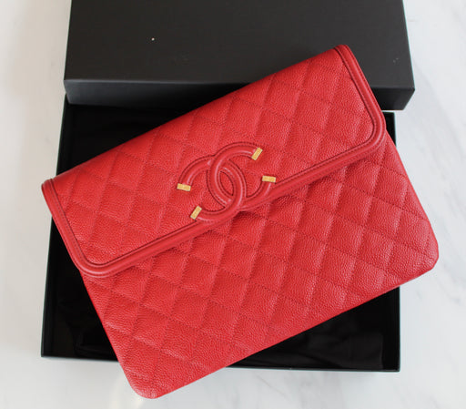 Chanel Quilted Flap Pouch