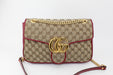 GUCCI GG MARMONT CANVAS MEDIUM SHOULDER BAG