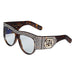 Gucci Crystal Havana Hollywood Forever Sunglasses