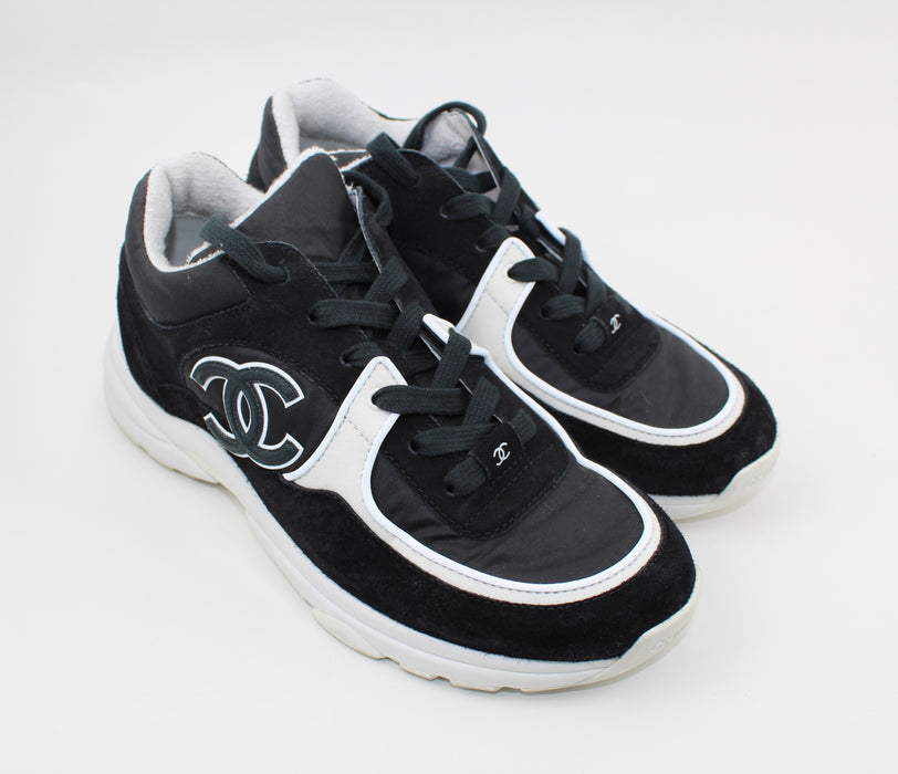 CHANEL CROSS TRAINER SNEAKERS - LuxurySnob