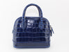 BALENCIAGA VILLE XXS TOP HANDLE CROC BAG 