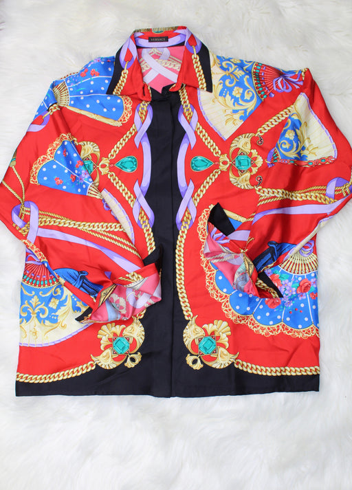 VERSACE WOMEN'S BAROQUE SHIRT SIZE 40/ US 6