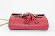 Gucci Emily Guccissima Mini Chain Shoulder Bag red