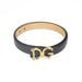 Dolce & Gabbana Leather belt with baroque DG logo