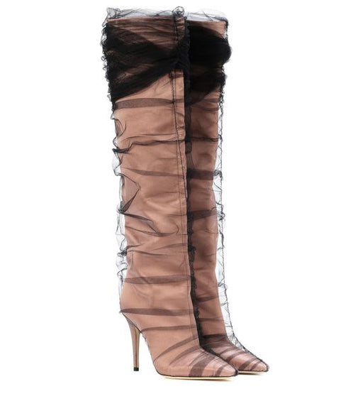 JIMMY CHOO C/O OFF WHITE ELISABETH BOOT - LuxurySnob