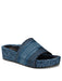 CHRISTIAN DIOR DWAY SLIDES IN OBLIQUE EMBROIDERED DENIM