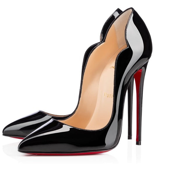 Chick Louboutin Heels Hot Chick 130 Mm Heel Pumps Patent Leather