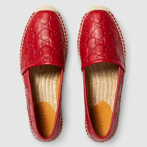 GUCCI SIGNATURE LEATHER ESPADRILLE - LuxurySnob