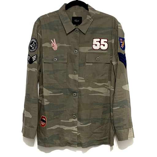 RAILS CAMO AGNES PATCH JACKET SIZE M - LuxurySnob